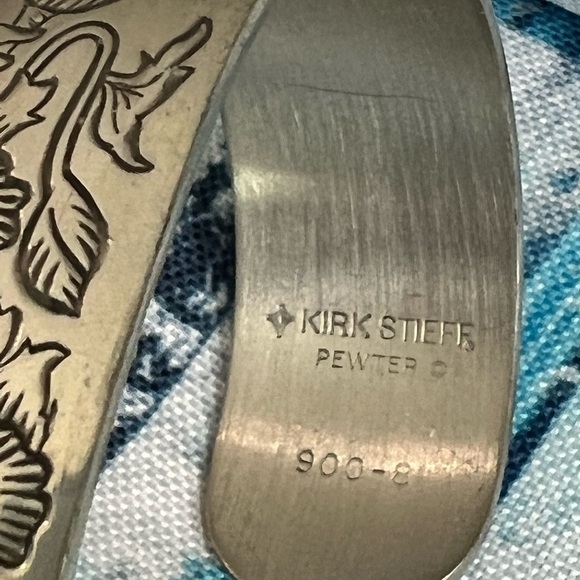 Pewter Vintage “Poppy” bracelet by Kirk Stieff - Picture 2 of 3